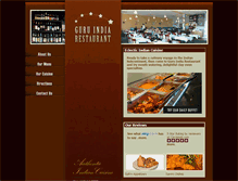 Tablet Screenshot of guruindiarestaurant.com